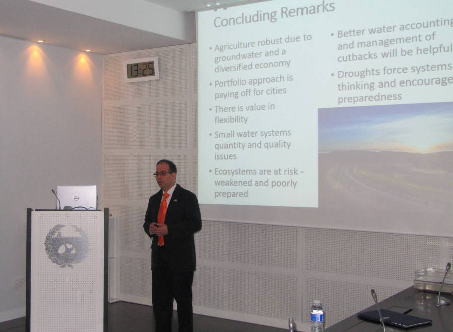 El IIAMA-UPV organiza una conferencia sobre el “Impacto económico de la reciente sequía en California”