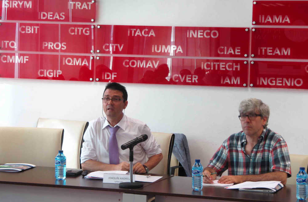 Joaquín Andreu y Abel Solera fueron los encargados de coordinar el seminario J.Andreu y A. Solera