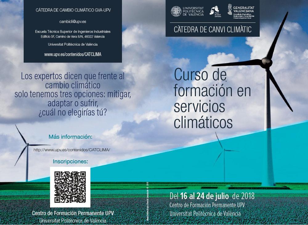 Curso de formación en servicios climáticos