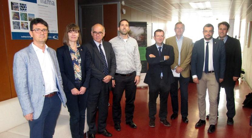 Una delegación de la Asamblea Nacional francesa visita el IIAMA-UPV