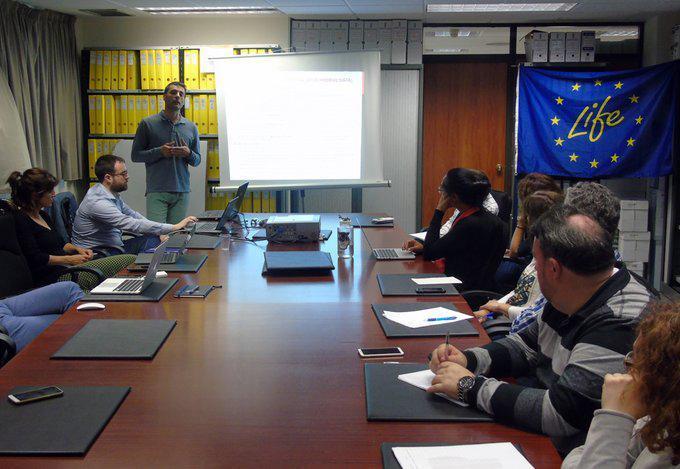 Antonio Del Campo durante la jornada realizada en Castellón