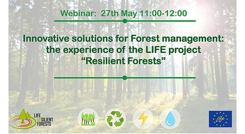 El proyecto RESILIENT FORESTS organiza un webinar sobre el nuevo software de gestión forestal