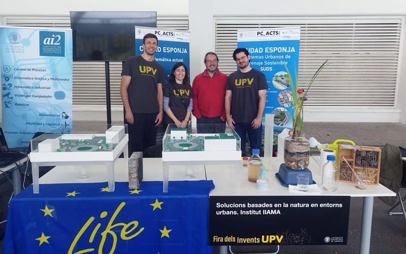 El IIAMA divulga el potencial de las Soluciones Basadas en la Naturaleza en la Fira dels Invents UPV