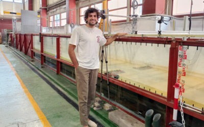 Alejandro García: “El arrecife artificial diseñado reduce la energía del oleaje y promueve la colonización de las estructuras por parte de las especies”