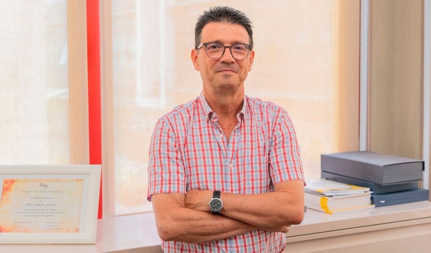 Joaquín Andreu, catedrático e investigador del IIAMA-UPV, galardonado con el Premio Nacional de Ingeniería Civil 2023