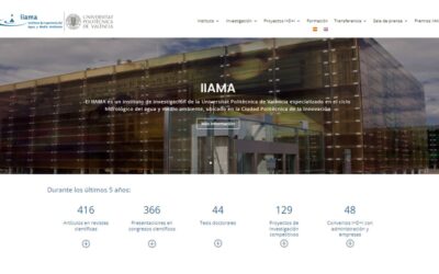 El IIAMA-UPV lanza su nueva página web: un espacio de comunicación moderno para conectar con su entorno