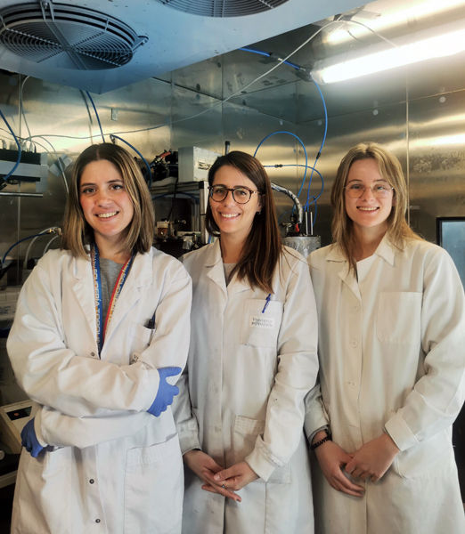 De izquierda a derecha: Ivana Ivailova, Patricia Ruíz y Laura Ruiz