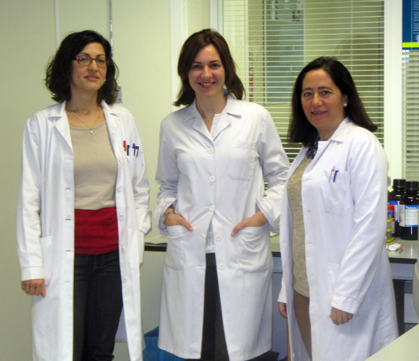 Remedios Martínez, María Pachés e Inmaculada Romero
