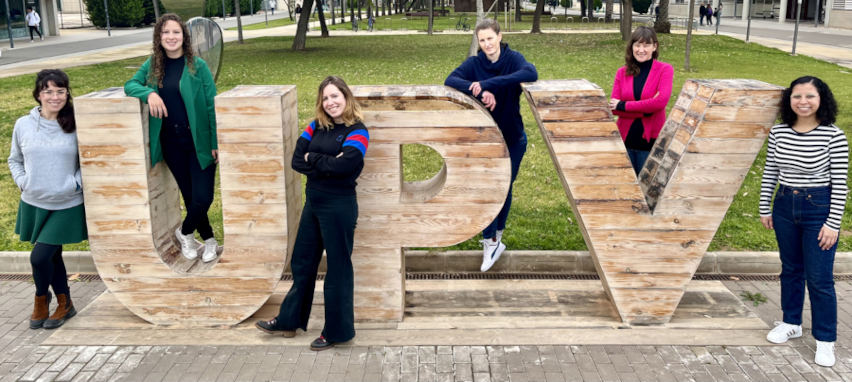 Amparo Martínez, Valentina Monico, Julieta del Pilar Marcón, Eulalia Gómez, Esther López y Dariana Isamel Ávilas
