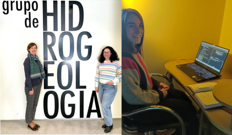 María Elena Rodrigo, Vanessa Almeida y Janire Uribe.