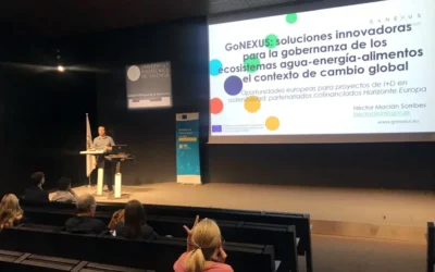 El proyecto europeo GoNEXUS, presentado como caso de éxito en una jornada sobre sostenibilidad e I+D+i